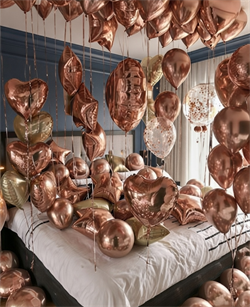 Набор шаров Розовое золото №587а а587