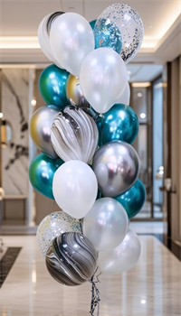 Фонтан из 20 воздушных шаров №16 (комплект) НрШФ-16