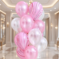 Фонтан из 15 воздушных шаров №3 КФ-15-3