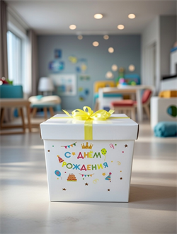 Коробка 60х60х60 с украш №459а а459