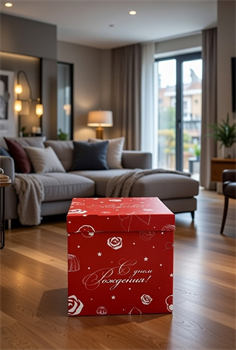 Коробка 60х60х60 для шаров №615а а615