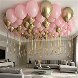 Воздушные шары под потолок 100 шт №641а а641