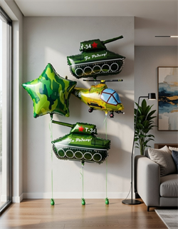 Воздушные шары набор на 23 февраля №655а а655