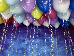 Воздушные шары под потолок 20шт №590а а590