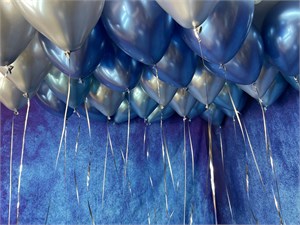 Воздушные шары под потолок 30 шт №638а а638