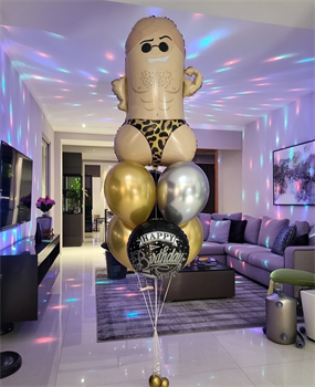 Фонтан из 7 воздушных шаров №594а а594