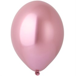 Шар 14" Хром Розовый (Glossy Pink), зеркальный - фото 10120
