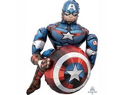 Шар фольга Фигура Ходячий Мстители Капитан Америка P93 (An) - фото 10405