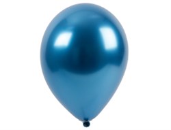 Шар 14" Хром Синий (Blue), зеркальный - фото 10465