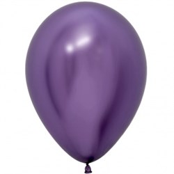 Шар 14" Хром Фиолетовый (Purple), зеркальный - фото 10473