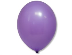 Шар 14" Сиреневый (Lavender) матовый наполнен гелием и обработан Hi-Float'ом - фото 10634