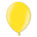 Шар 14" Желтый (Citrus Yellow) блестящий наполнен гелием и обработан Hi-Float'ом - фото 10642