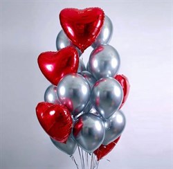 Набор шаров для влюбленных №26 Облако из 17шаров (комплект) - фото 11349