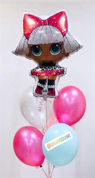 Набор шаров для девочки Фонтан из 6 шаров №9 (комплект) - фото 11594