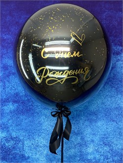 Шар Deco Bubble 60 см стеклянный с надписью в асс №398а а398 - фото 12707