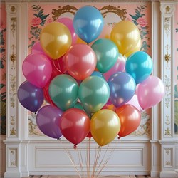Шар 14" однотон с гелием и хайфло акция от 30шт Акция_от_30шт - фото 13067