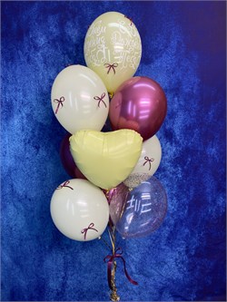 Фонтан из 10 воздушных шаров №600а а600