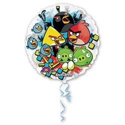 Шар фольга Фигура Джамбо/КРИСТАЛ Angry Birds P30 (An) - фото 4567