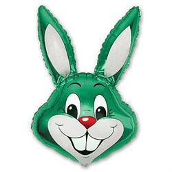 Шар фольга Фигура Кролик зеленый 8 (FM) - фото 5181