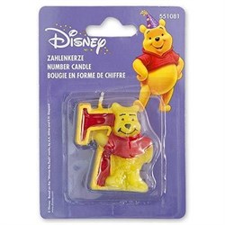 Свеча-цифра "7" Disney Винни Пух - фото 5572