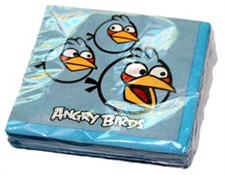 Салфетка Angry Birds 25см 16шт - фото 5753