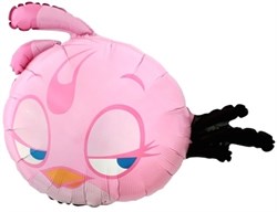Шар фольга Фигура Angry Birds Розовая P35 (An) - фото 6387