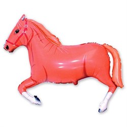 Шар фольга Фигура Лошадь коричневая 11(FM) - фото 6391