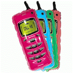 Шар фольга Фигура Телефон малиновый 8 (FM) - фото 6564