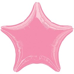 Шар фольга 19" ЗВЕЗДА Пастель Pink (An) - фото 6767