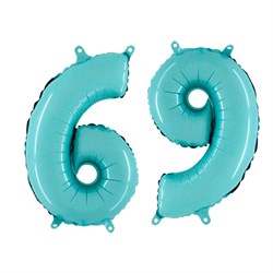 Шар фольга Фигура ЦИФРА 6/9 Tiffany 40" (Gr) - фото 7205