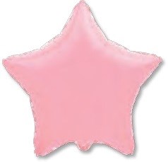 Шар фольга 18" звезда пастель Pink (Fm) - фото 7719