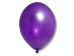 Шар 14" Фиолетовый (Purple) блестящий наполнен гелием и обработан Hi-Float'ом
