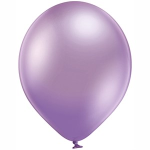 Шар 14" Хром Фиолетовый (Glossy Purple),, зеркальный наполнен гелием и обработан Hi-Float'ом