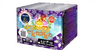 Батарея салютов Зимняя сказка (0,5"х36) /Leg А7009