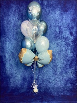 Фонтан из 10 воздушных шаров №603а а603