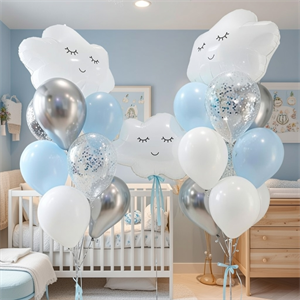 2 фонтана по 10 воздушных шаров + Облако №309а а309