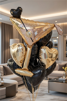 Фонтан из 11 воздушных шаров №213а а213