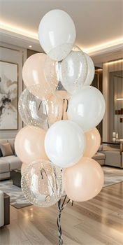 Фонтан из 15 воздушных шаров №219а а219