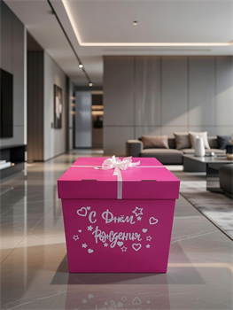 Коробка 60х60х60 с украш №452а а452