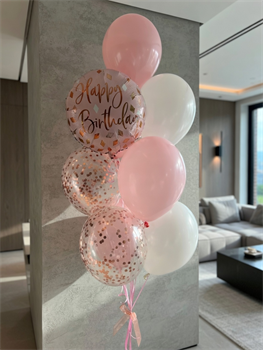 Фонтан из 10 воздушных шаров №220а а220