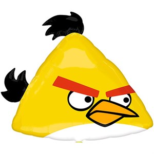 Шар фольга Фигура Angry Birds Желтая P35 (An) 1207-1491