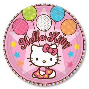 Тарелка Hello Kitty 17см 8шт.