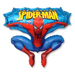 Шар фольга Фигура Человек-паук в полете 11 (FM)