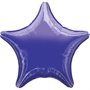Шар фольга 19" ЗВЕЗДА Металлик Purple (An)