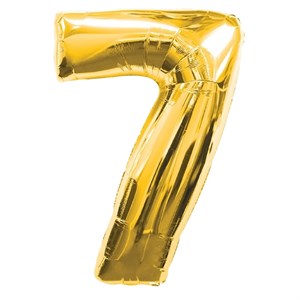 Шар фольга Фигура ЦИФРА 7 Gold (An)