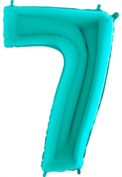 Шар фольга Фигура ЦИФРА 7 Tiffany 40" (Gr)
