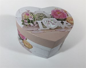 Коробка карт Сердце из наб 1/3 Love You & Me №1 /OMG