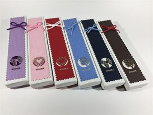 Коробка ювелирная для браслетов, часов с блестками /OMG
