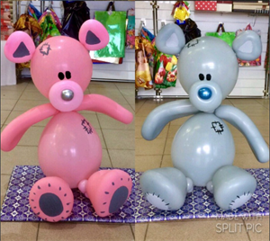 Фигура из шаров Медвежонок Тедди /Л