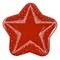 Тарелки Звезды бумажные ламинированные Красные 25см 6шт /Мфп - фото 10031